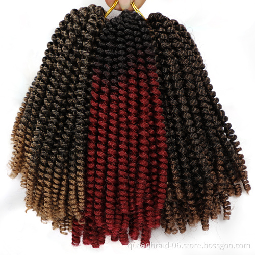 Smart Braid Ombre Color Hair Extension Braids Crochet Braiding Hair New Style Spring Twist Hair Synthetic